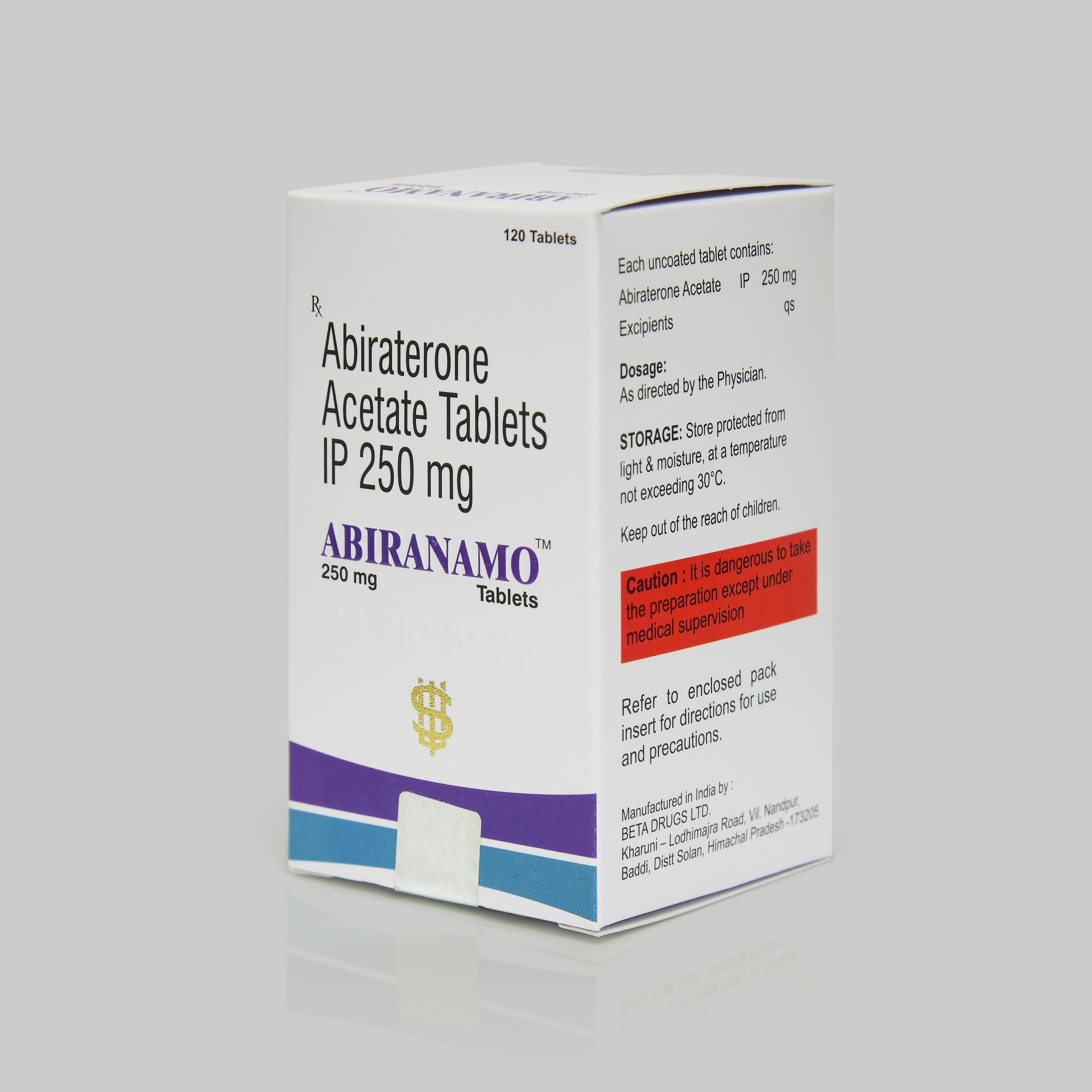 ABIRANAMO 250 MG TABLET